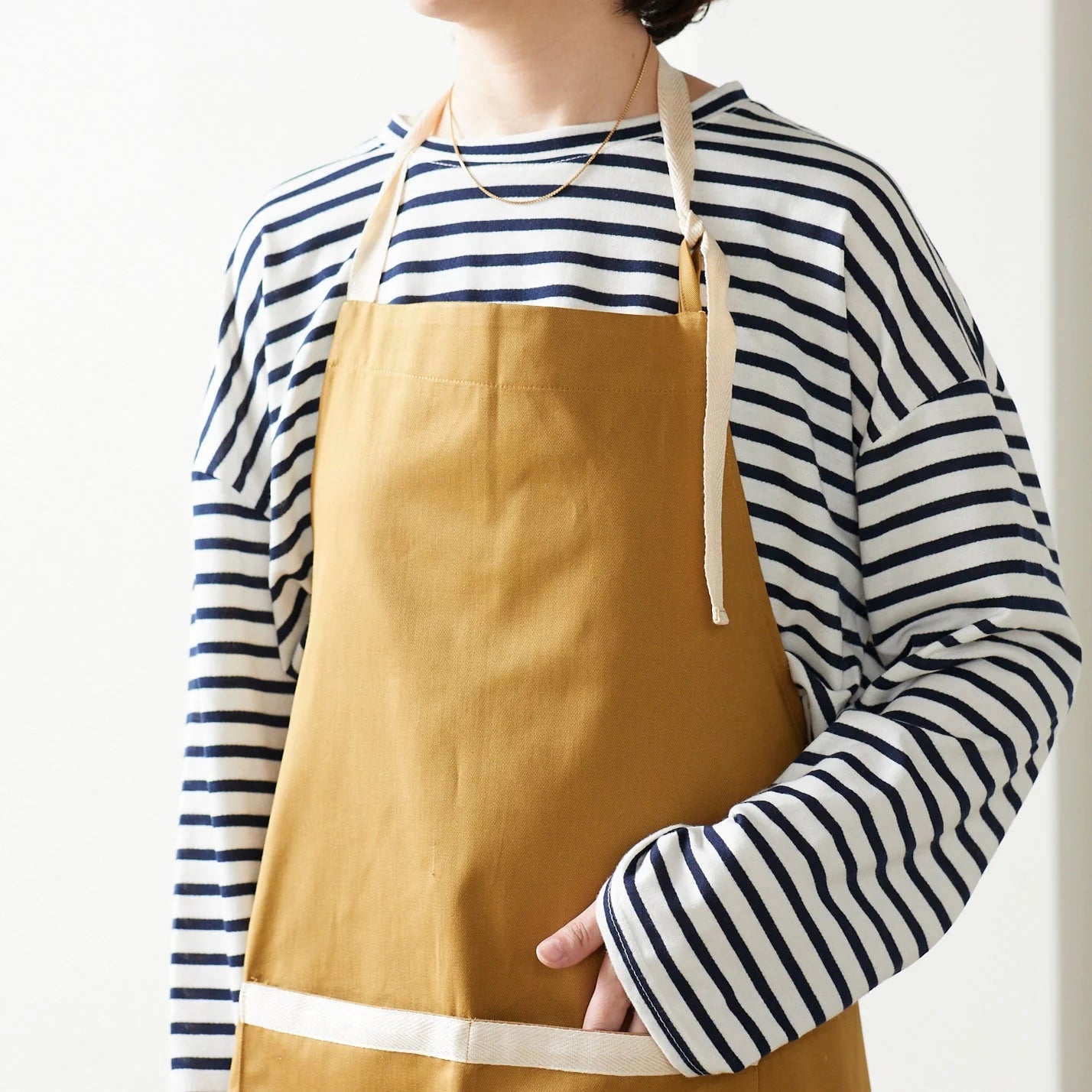 Kokka - Mustard 1E - Organic Cotton Twill