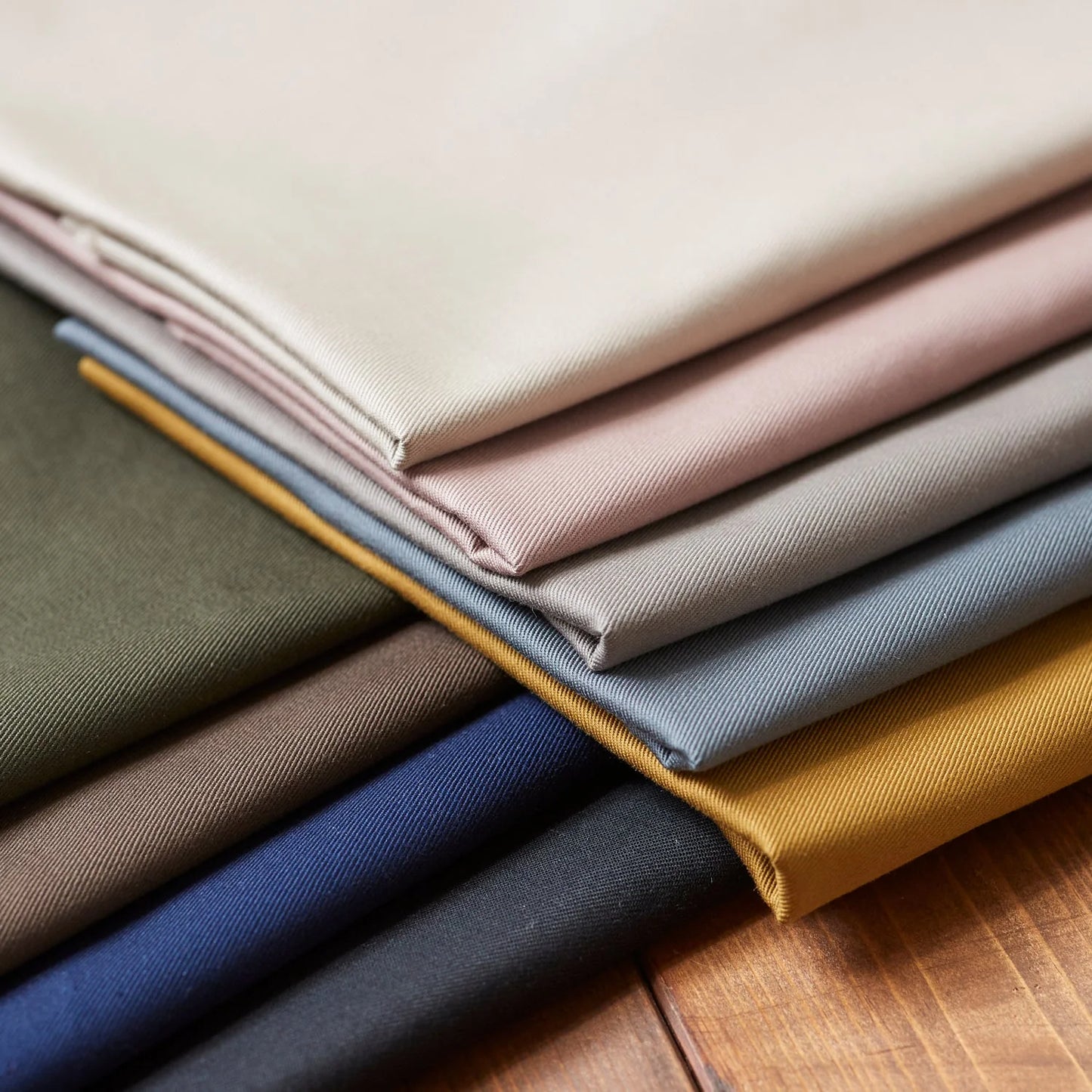 Kokka - Mustard 1E - Organic Cotton Twill