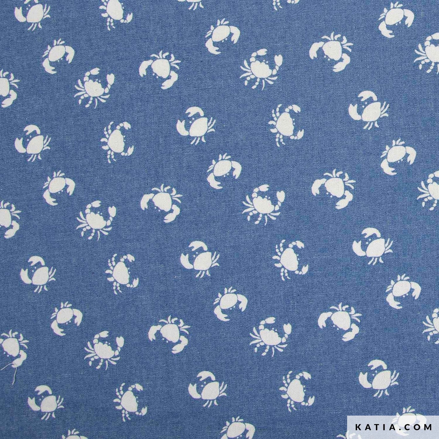 16" Remnant - Denim Crabs - Blue