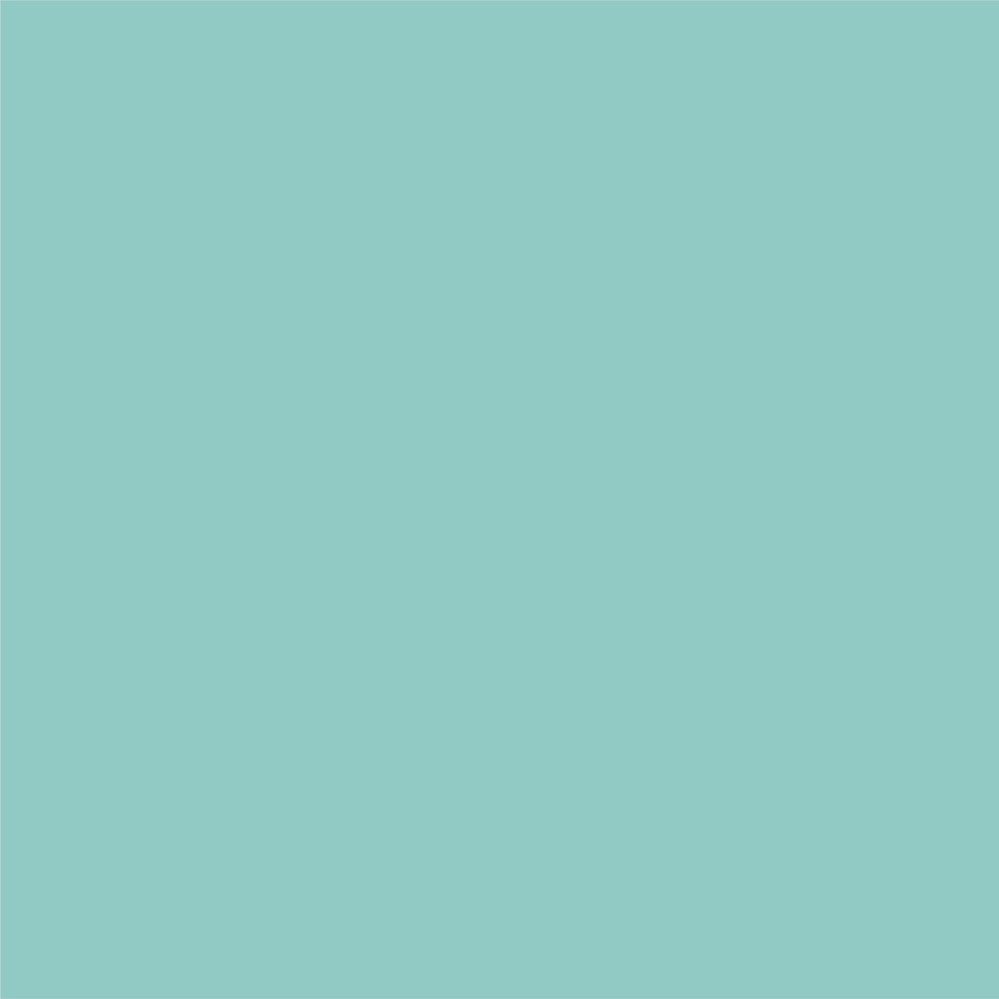 27" Remnant - Solid Turquoise - Organic Cotton Flannel