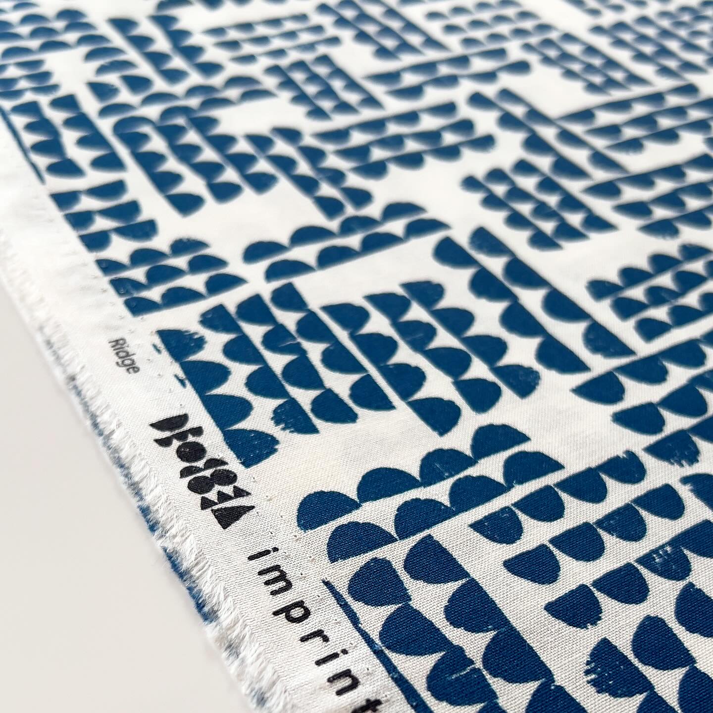 Ridge - Blue - Imprint - GOTS Organic Cotton