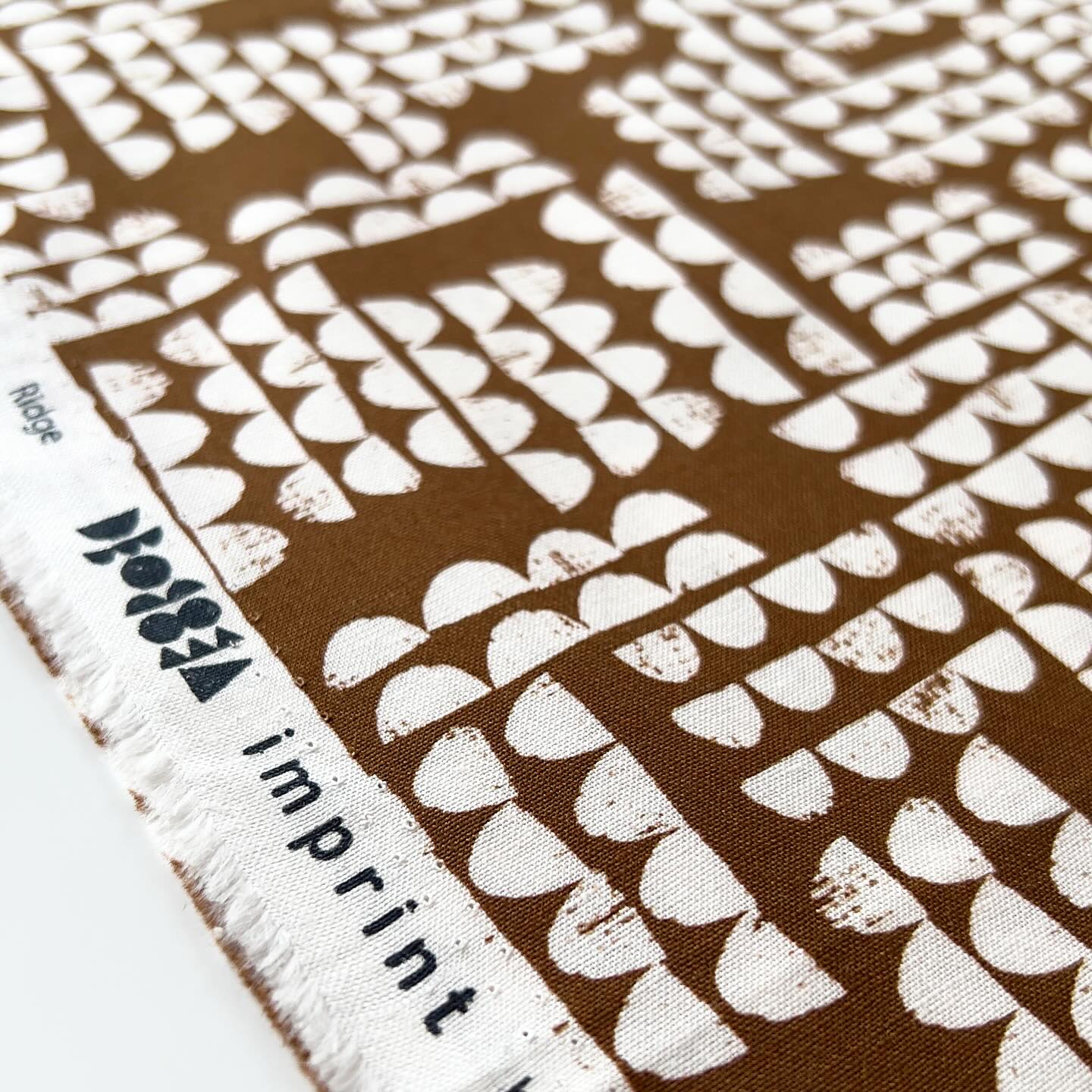 Ridge - Brown - Imprint - GOTS Organic Cotton