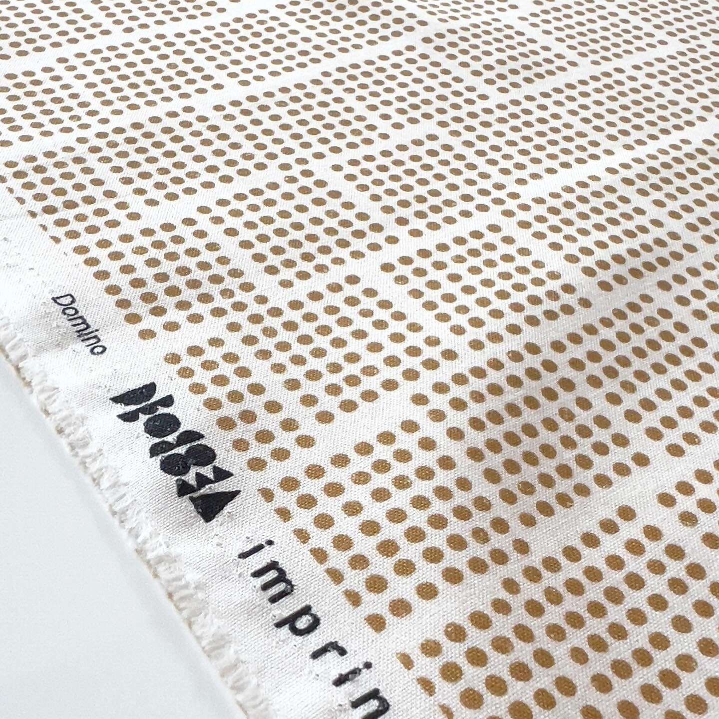 Domino - Gold - Imprint - GOTS Organic Cotton