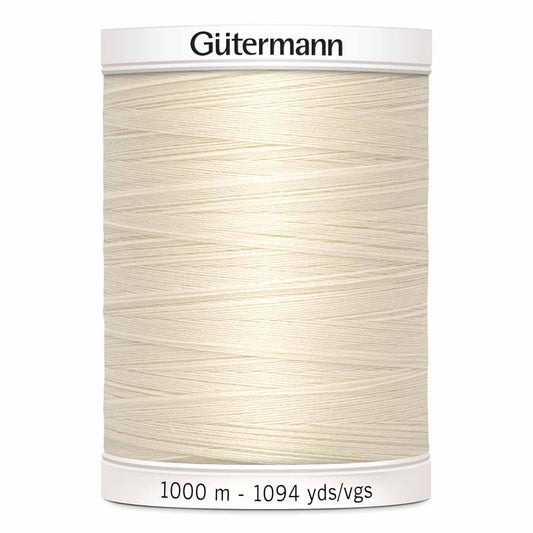 Gütermann Sew-All Thread 1000m - Eggshell Col. 22