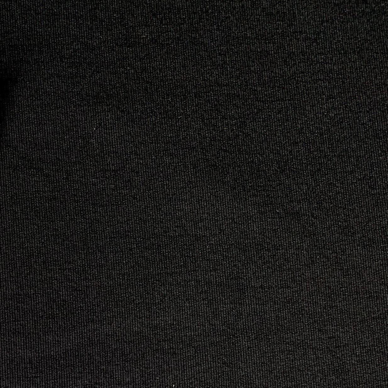 19" Remnant - Bamboo Cotton Stretch Brushed Sweatshirt Fleece - Black