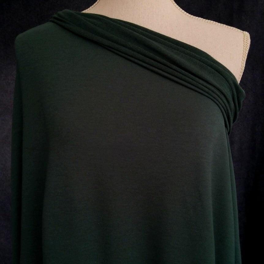 Bamboo Cotton French Terry - Pine