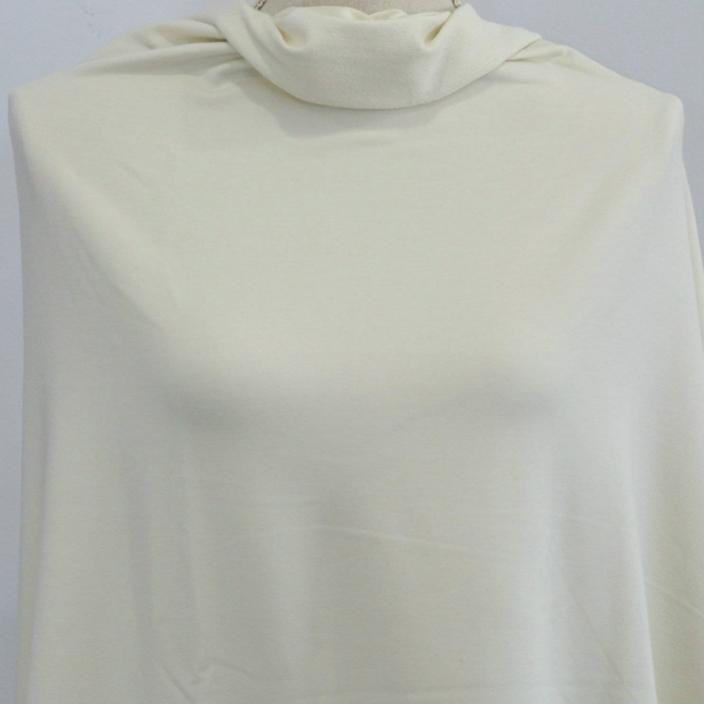 Bamboo Cotton French Terry - Vanilla - Natural/Cream