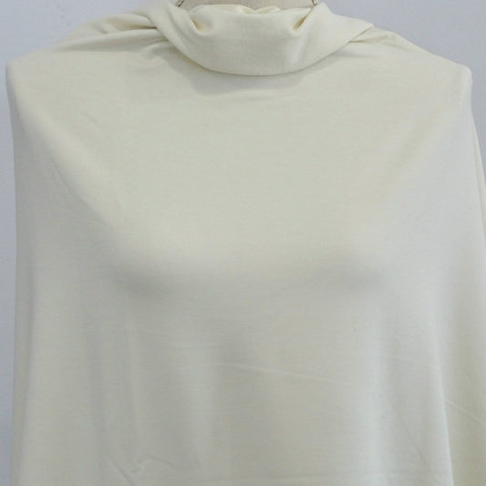 Bamboo Cotton French Terry - Vanilla - Natural/Cream