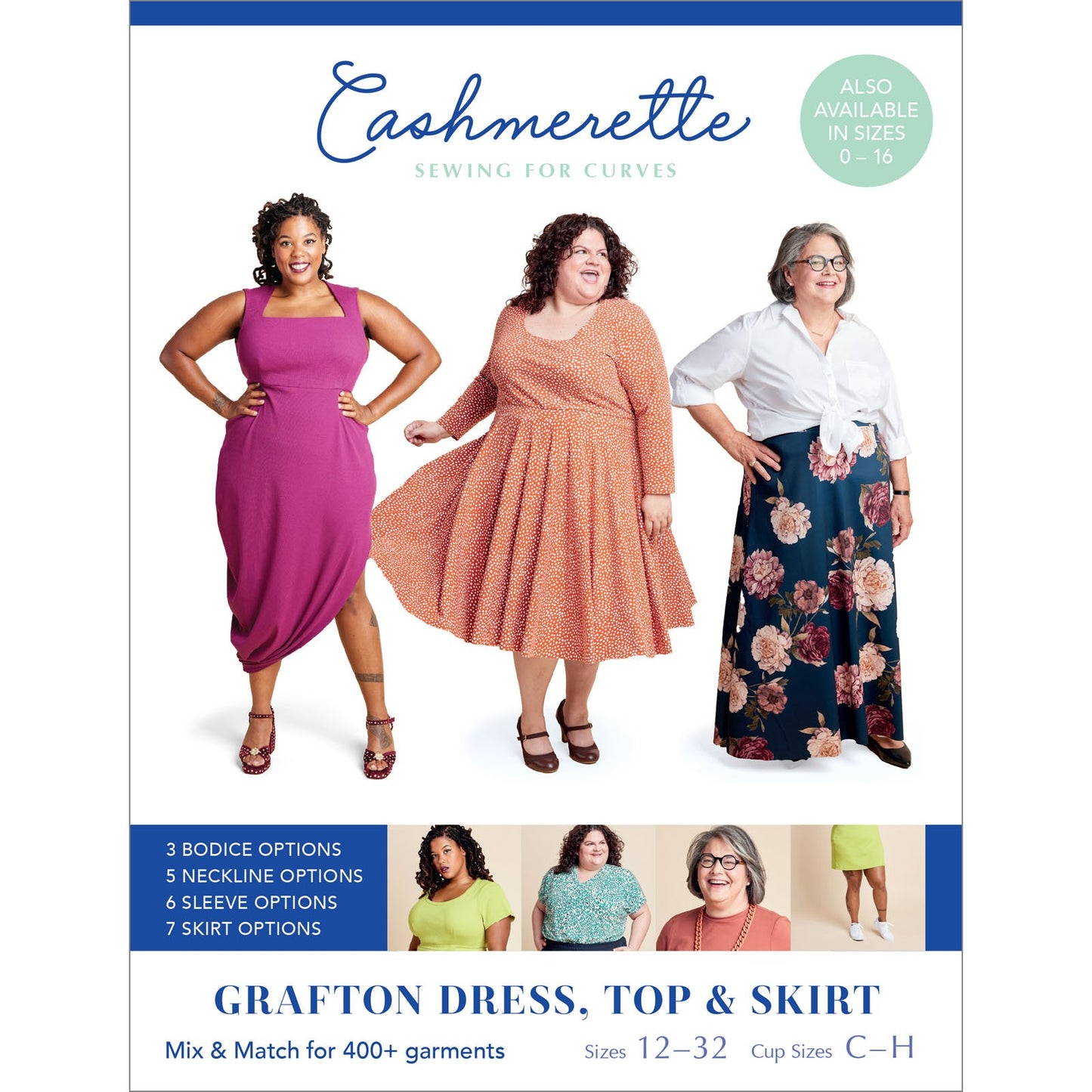 Grafton Dress - By Cashmerette - sizes 12 - 32