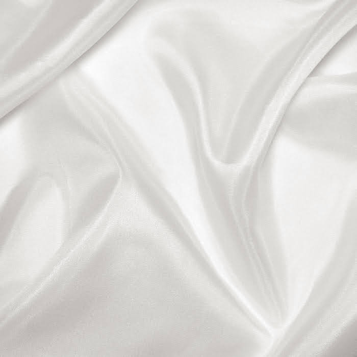 46" Remnant - Mulberry Silk Habotai - Undyed Offwhite - 8mm