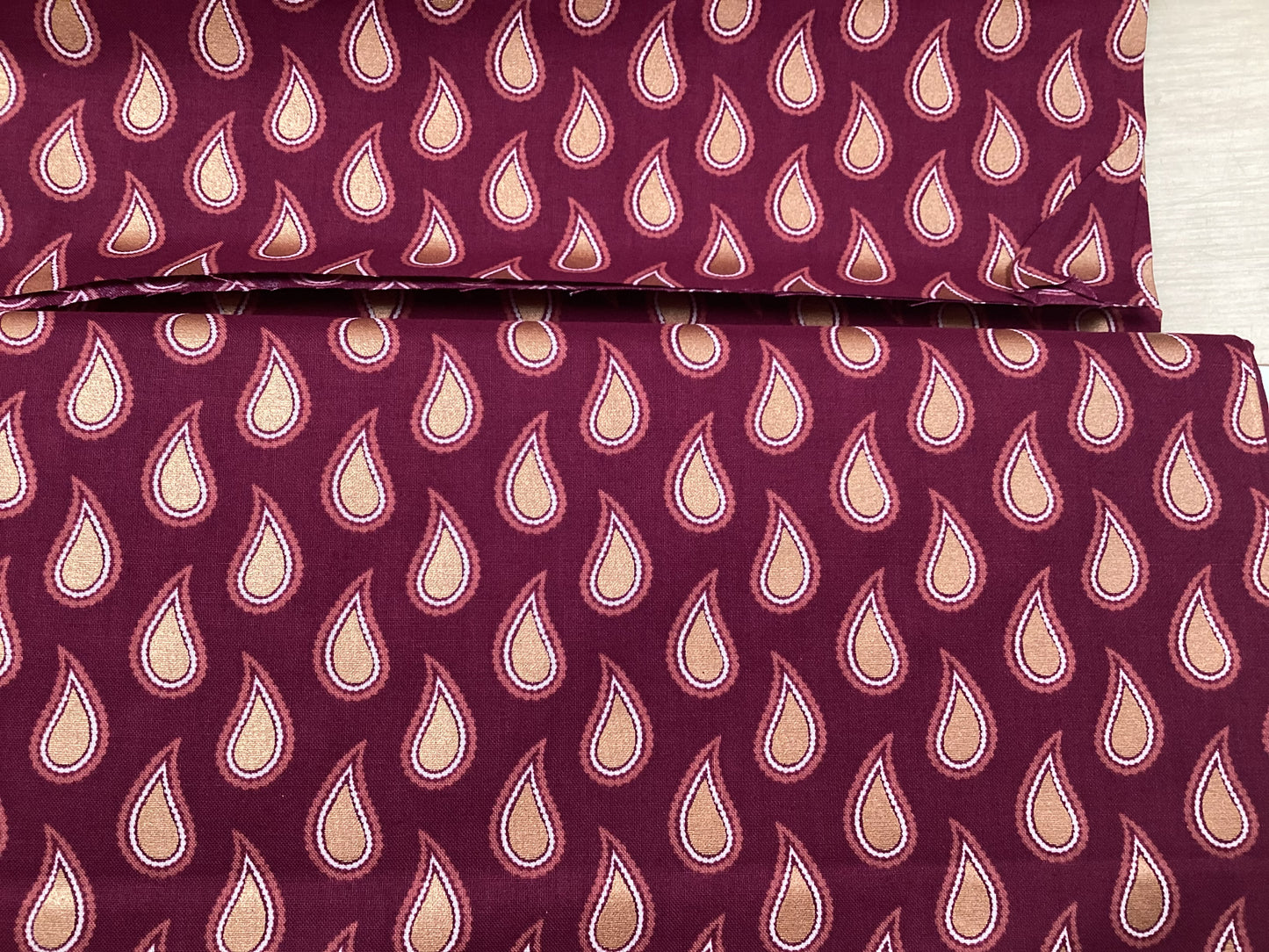 Paisley  - A Marsala Moment  - Cotton Fabric