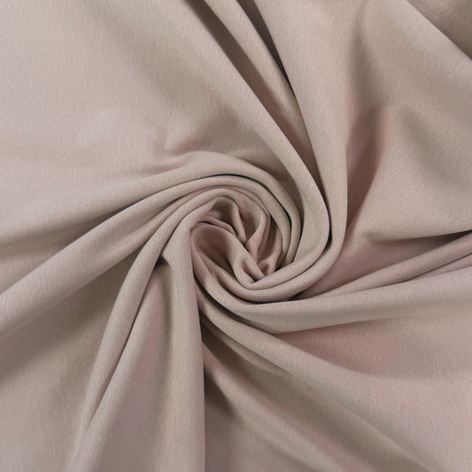 Organic Cotton 1x1 Rib Knit - Blush - Made In Canada