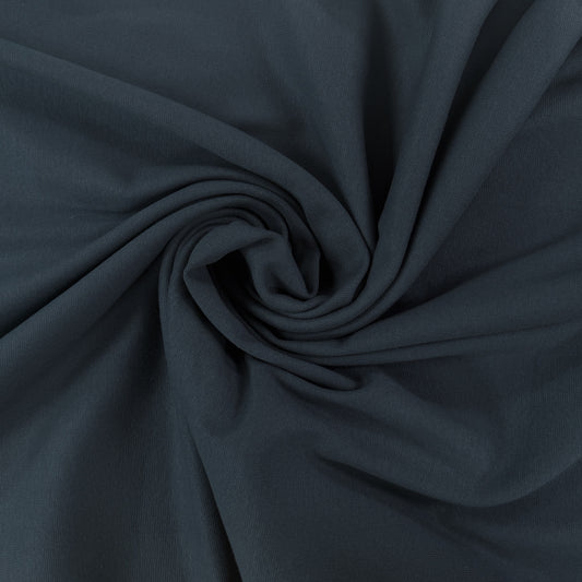 10" Remnant - Organic Cotton 1x1 Rib Knit - Dusk - Made In Canada