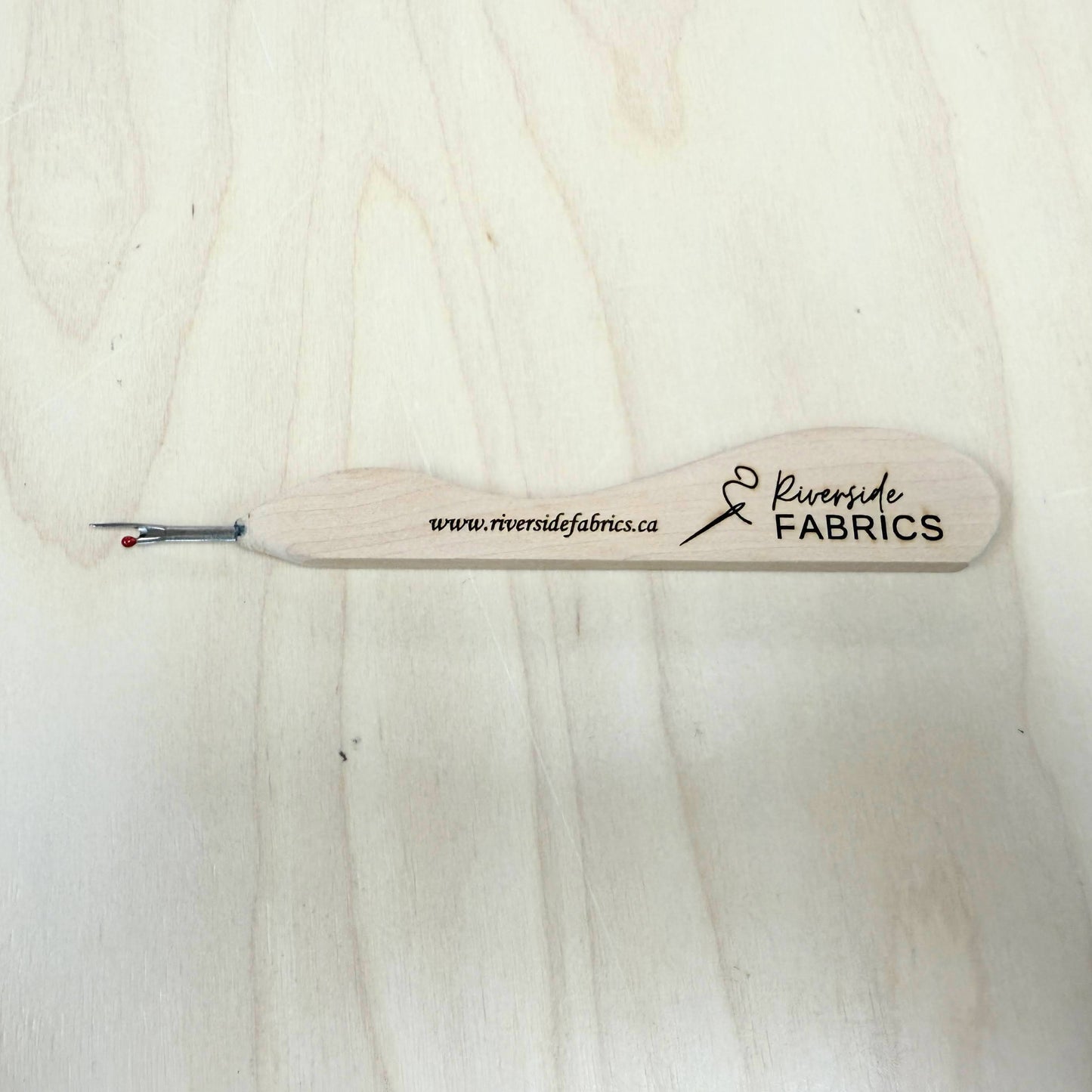 Solid Maple Wood Seam Ripper with Ruler - Handmade in Canada