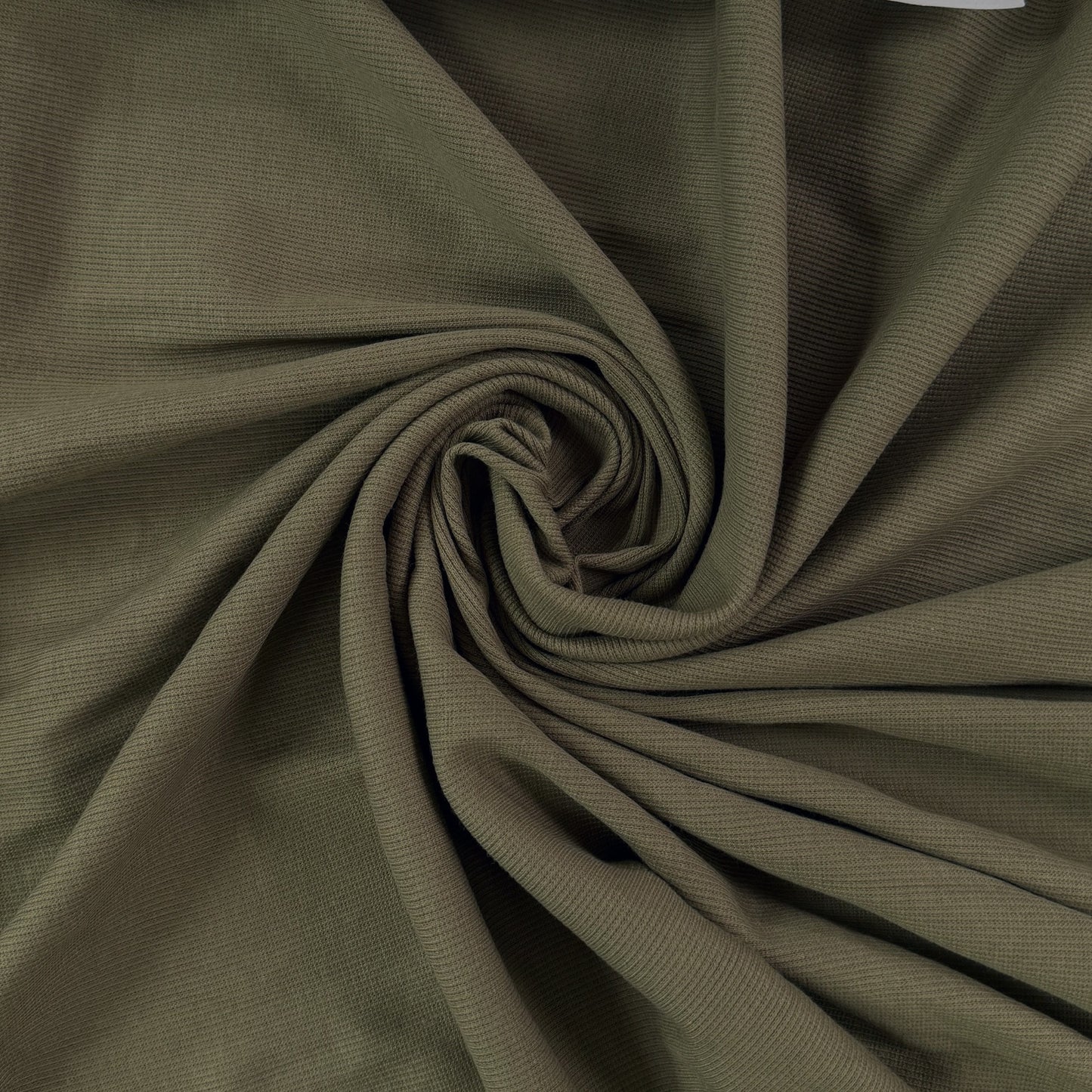 Organic Cotton 2×2 Rib - Olive