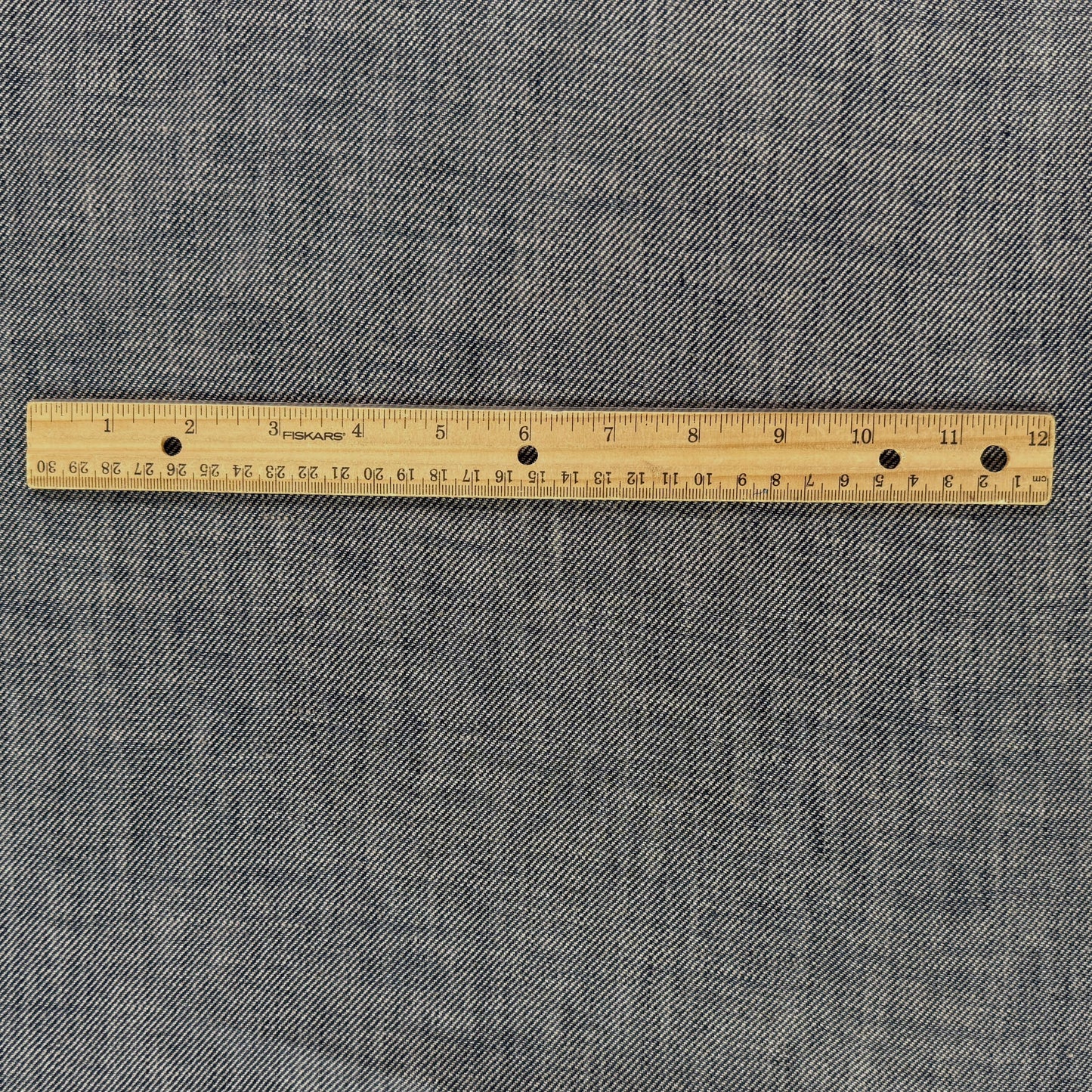Yarn Dyed Cotton Denim Twill - Blue - Film Studio Deadstock
