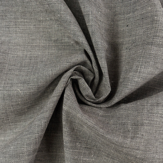 29" Remnant - Yarn Dyed Cotton - Black & Ivory - Film Studio Deadstock