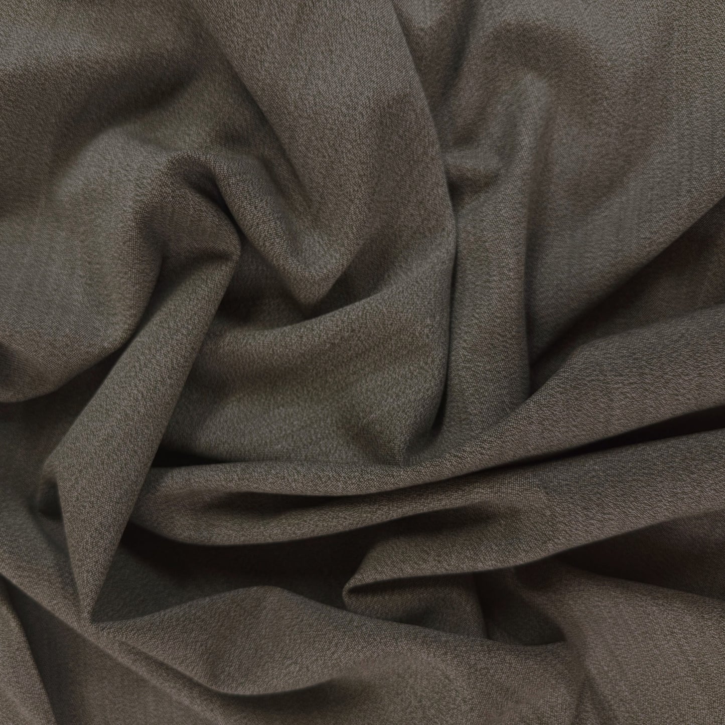 Yarn Dyed Wool Twill - Heathered Brown - Film Studio Deadstock