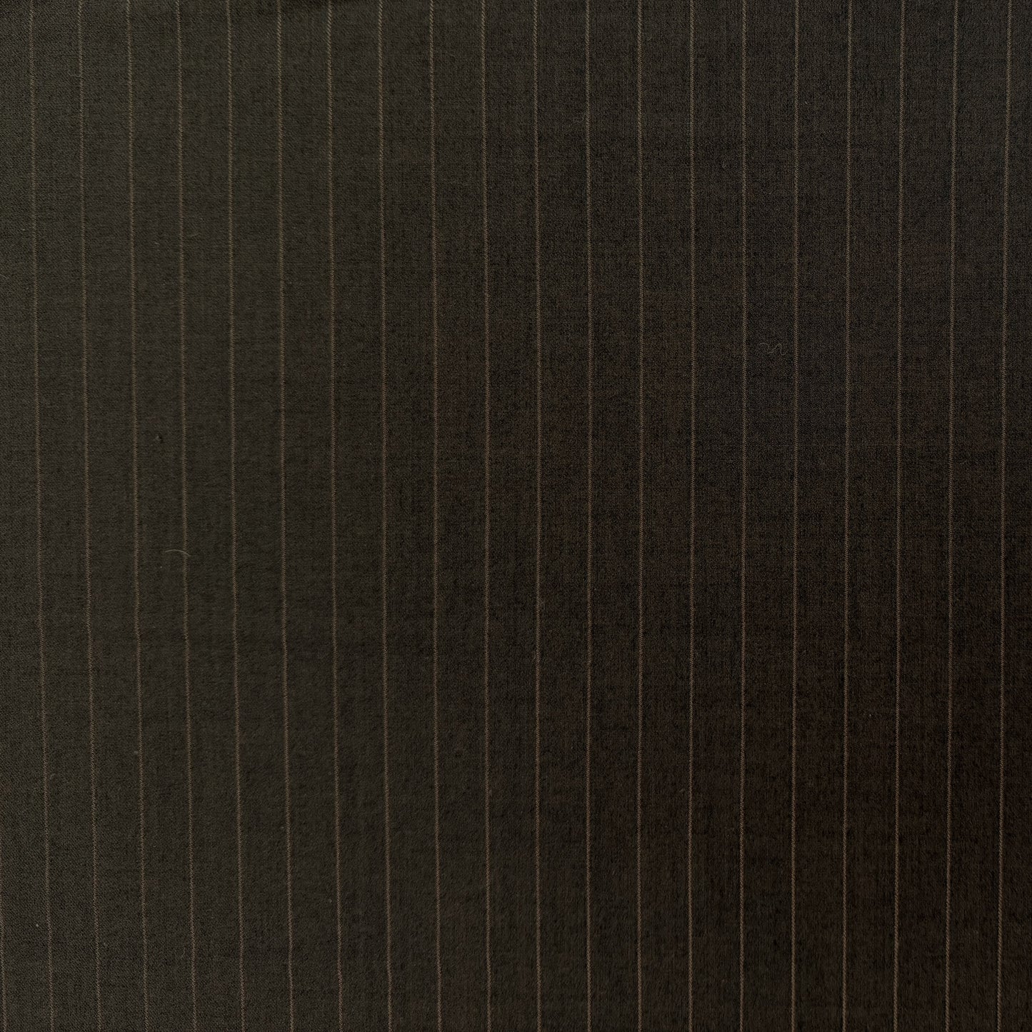 Wool / Rayon Pinstripe Suiting - Walnut Brown - Film Studio Deadstock