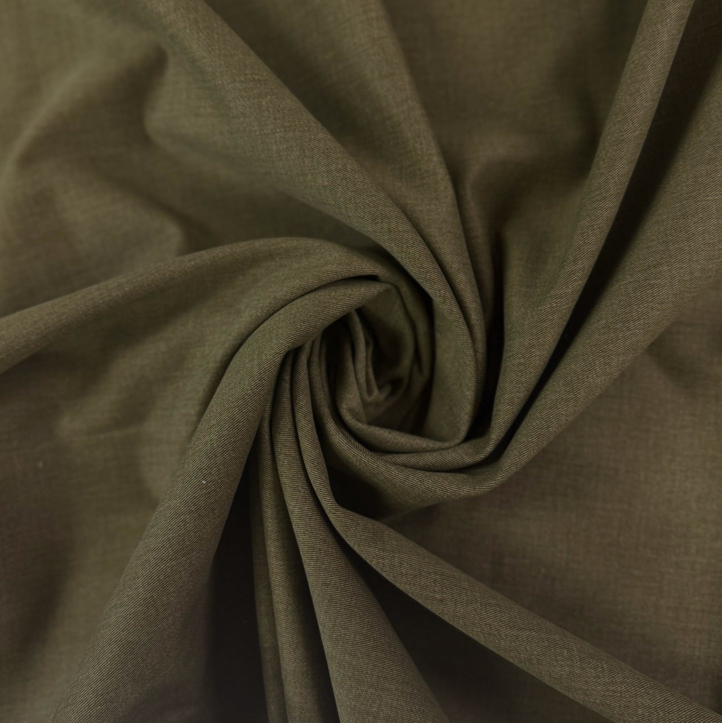 Brushed Cotton Twill - Army Green - Film Studio Deadstock