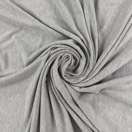 Bamboo Merino Sweatshirt Fleece - Light Heathered Grey