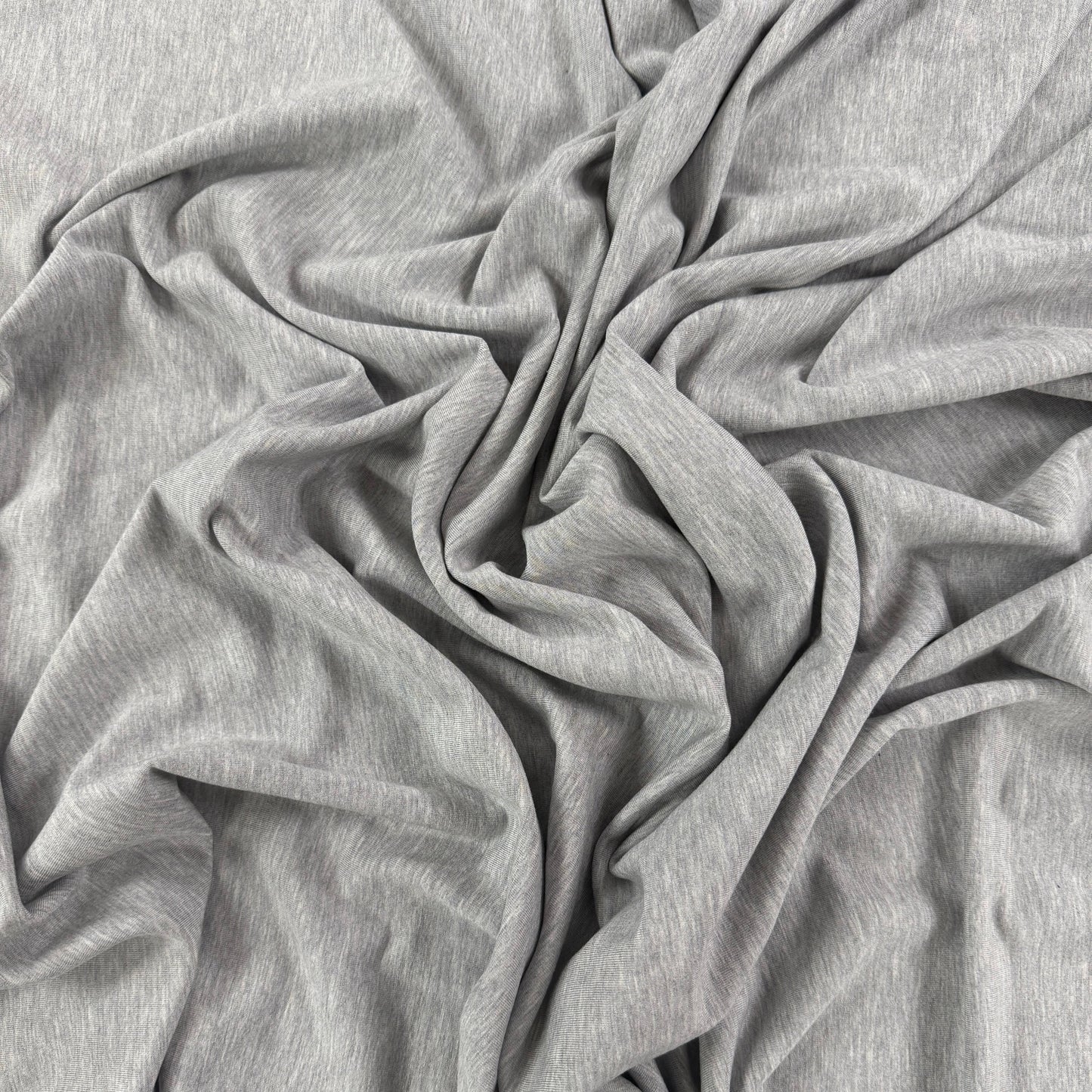 Bamboo Merino Sweatshirt Fleece - Light Heathered Grey