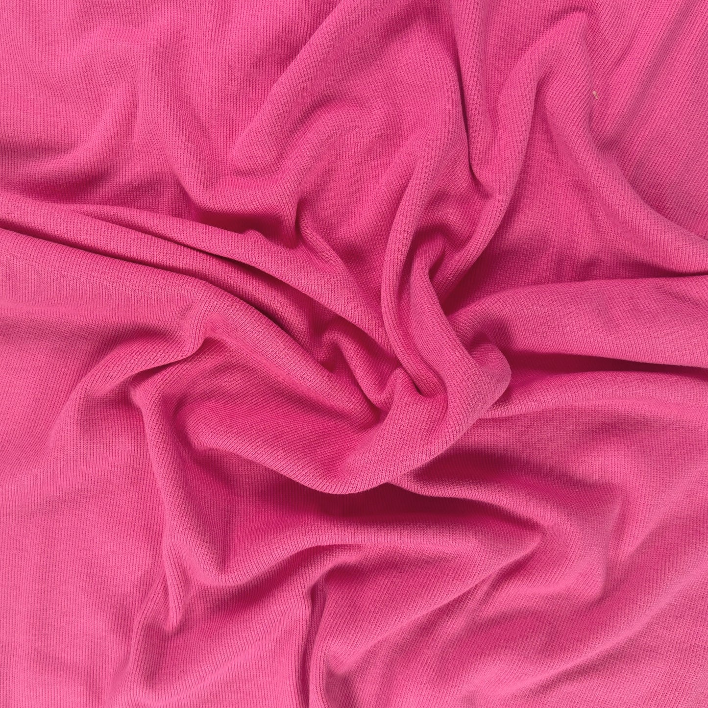 Bamboo Cotton 2×2 Rib - Fandango Pink