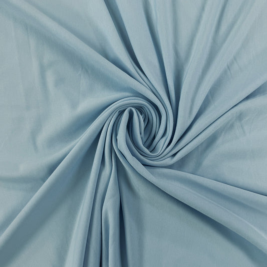 Bamboo Cotton French Terry - Frost Blue