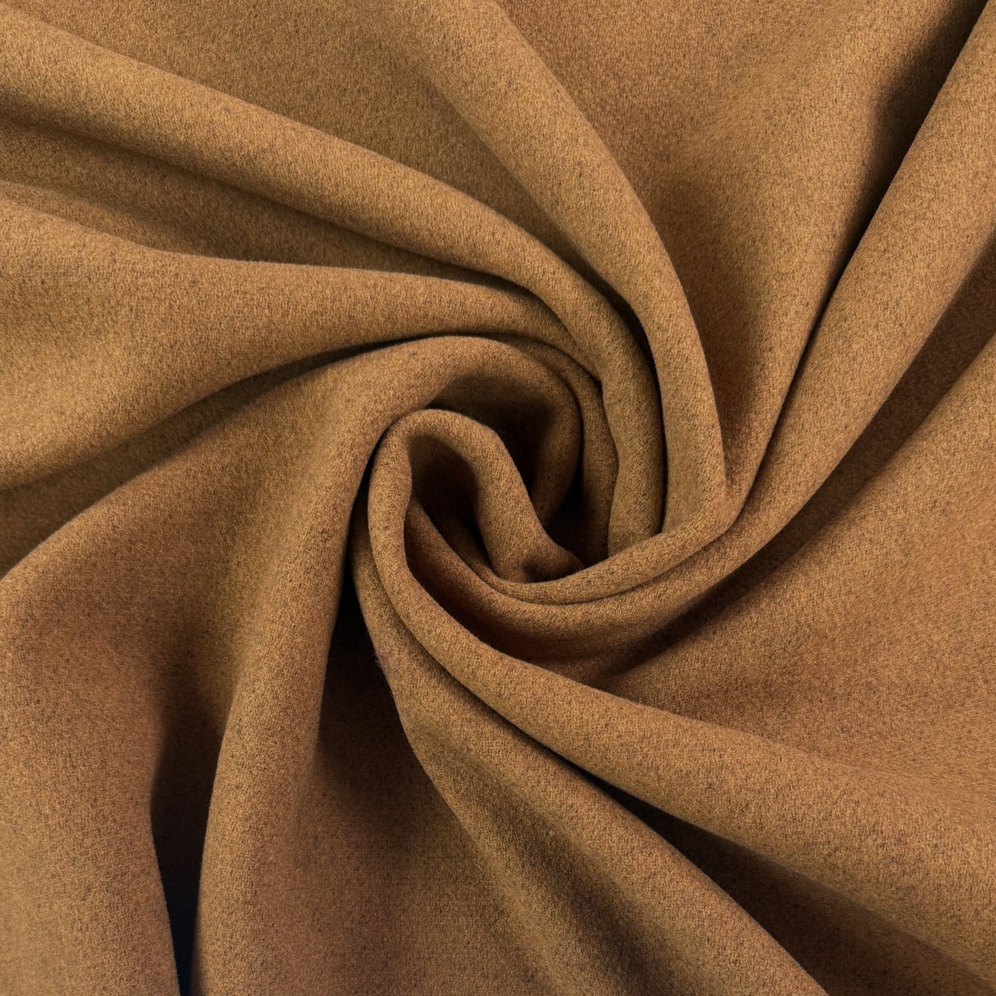 Reversible Wool Double Cloth Coating - Brown / Tan - Film Studio Deadstock
