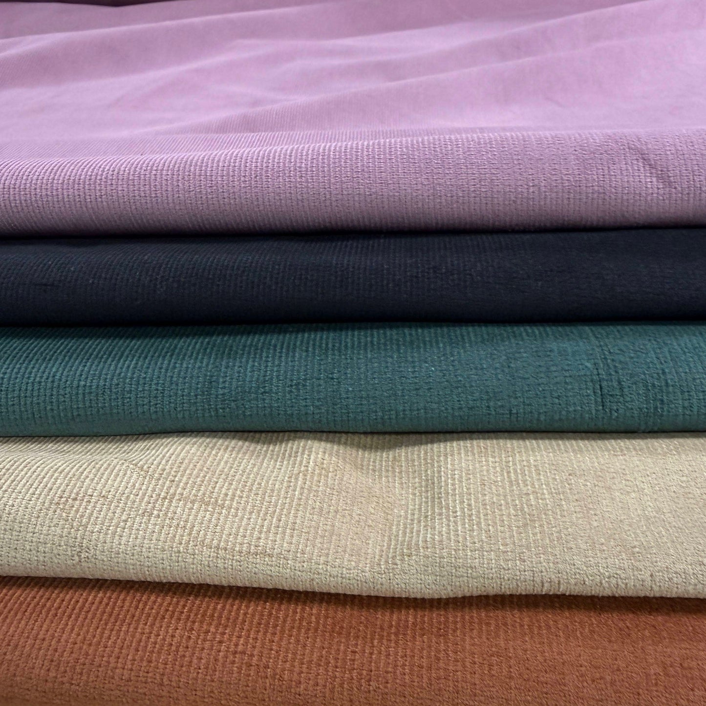 Fine Cotton Stretch Corduroy 16 Whale - Pine