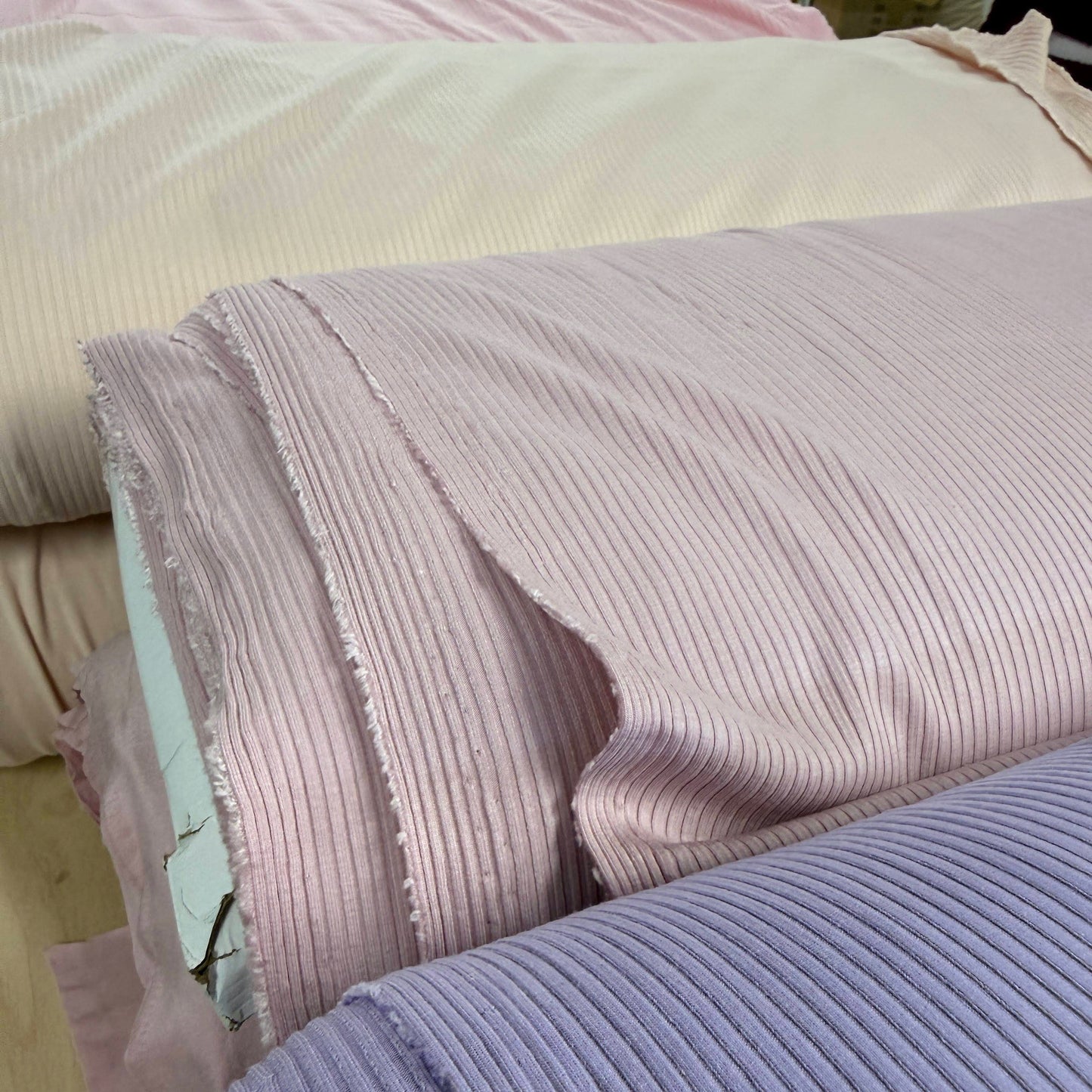 Bamboo Rib Knit - Shell