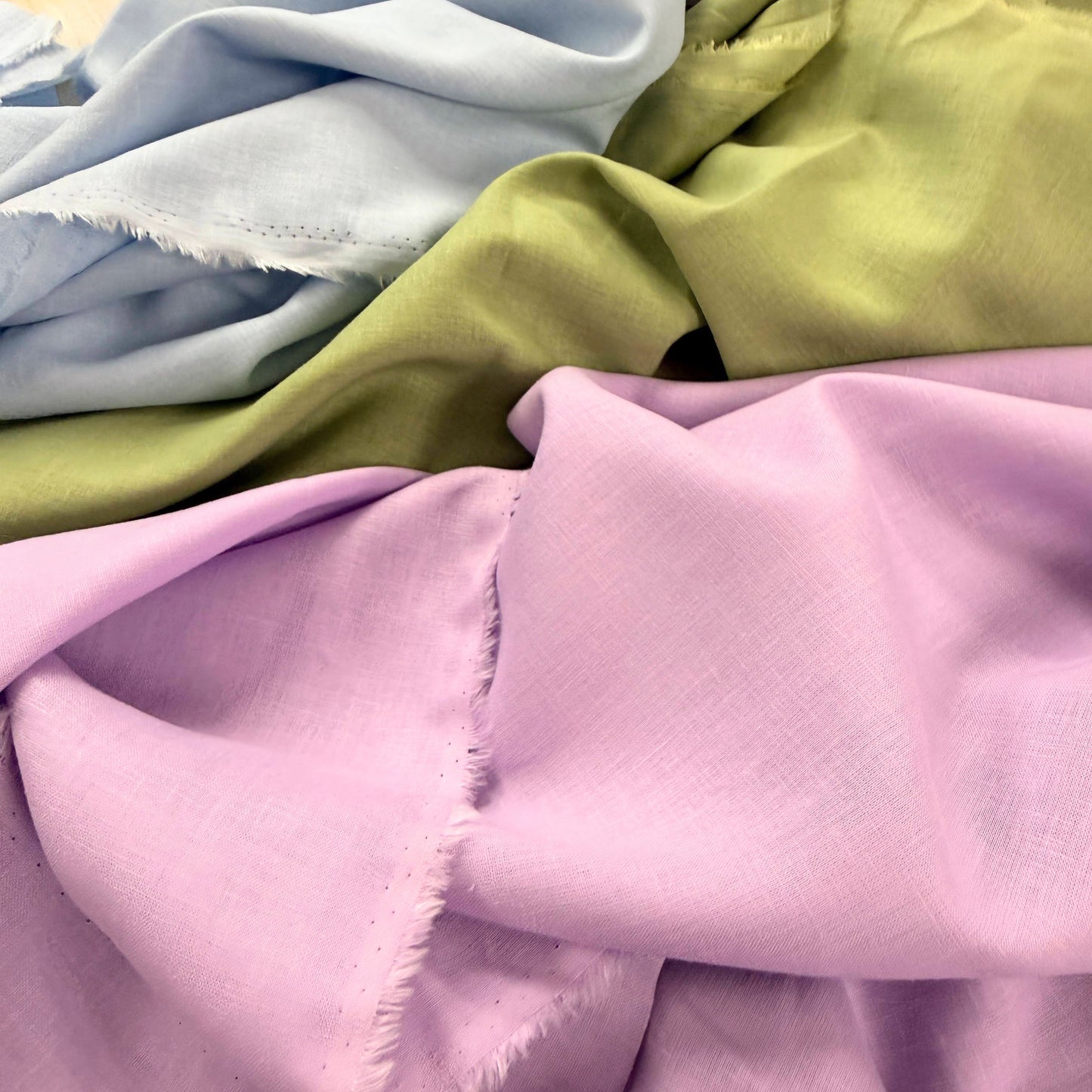 Tencel Linen Woven - Baby Blue