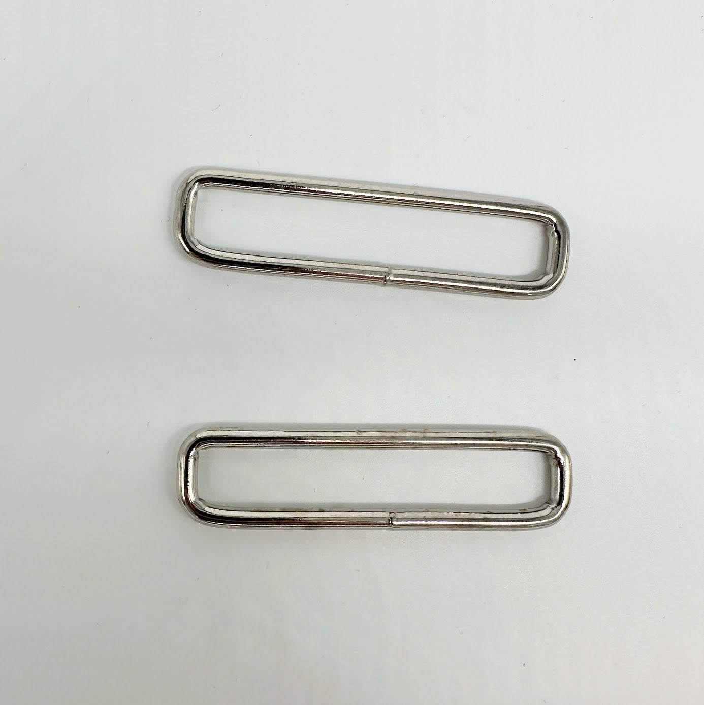 50mm (2") Metal Rectangle Rings - per pair of two