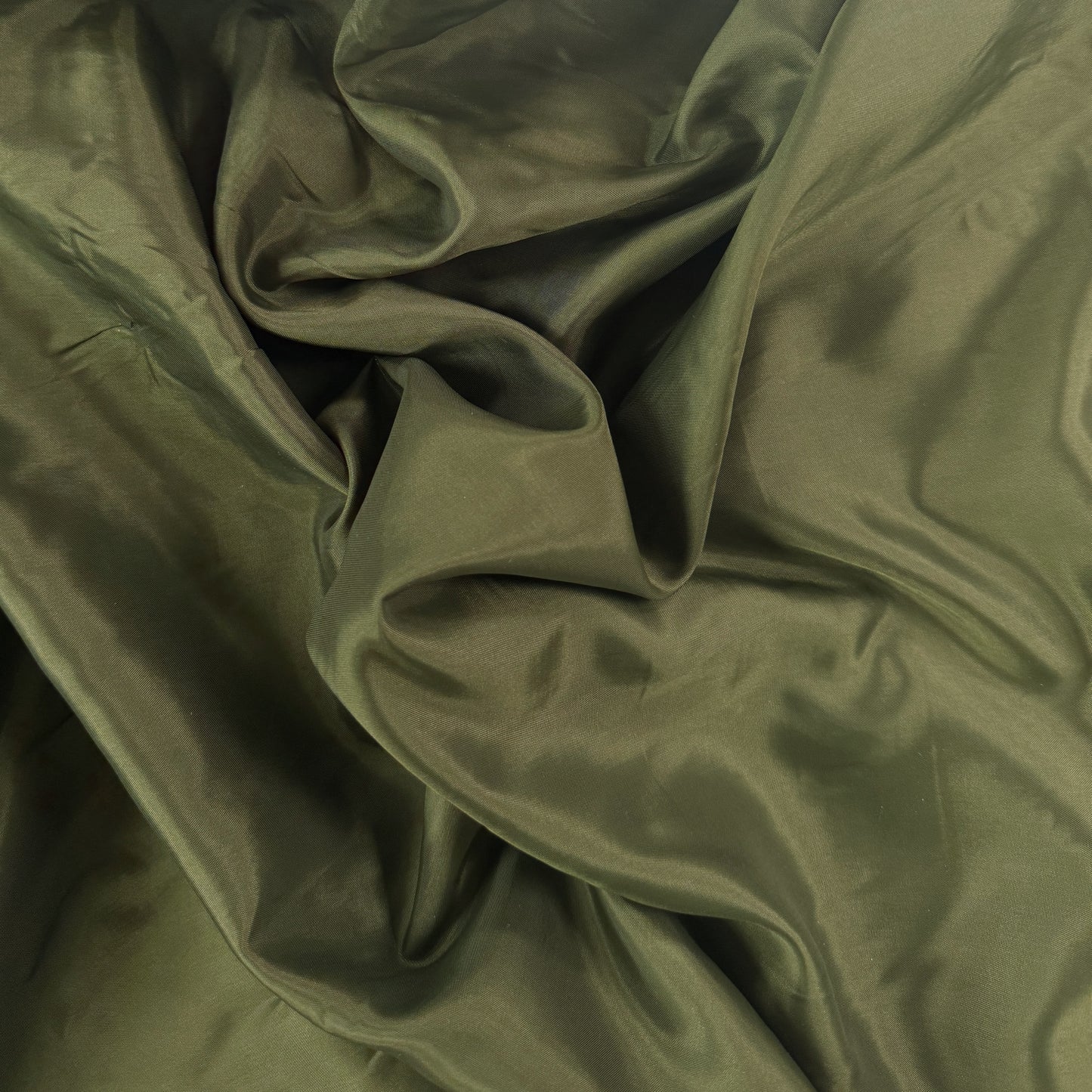 Silky Acetate - Ivy Green - Deadstock