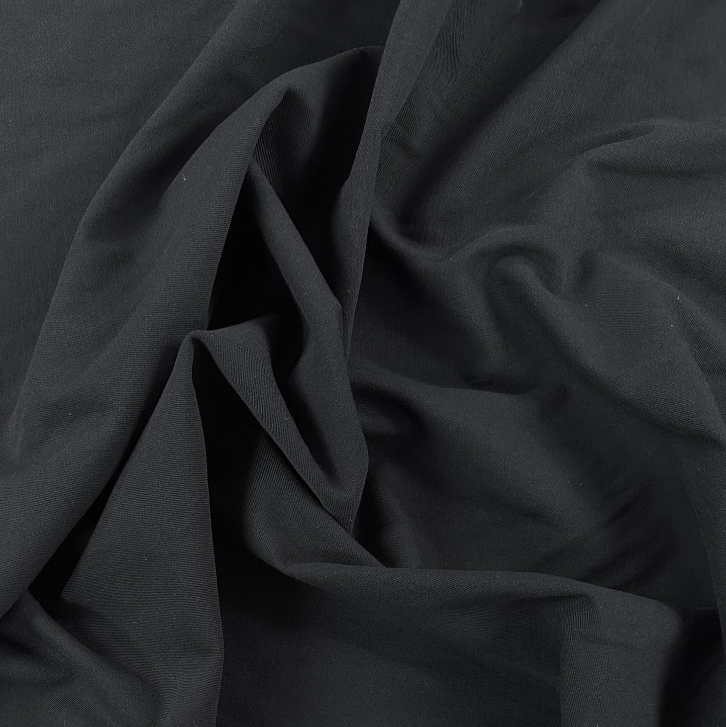 18" Remnant - Stretch Twill - Cotton TENCEL™ Lyocell - Black