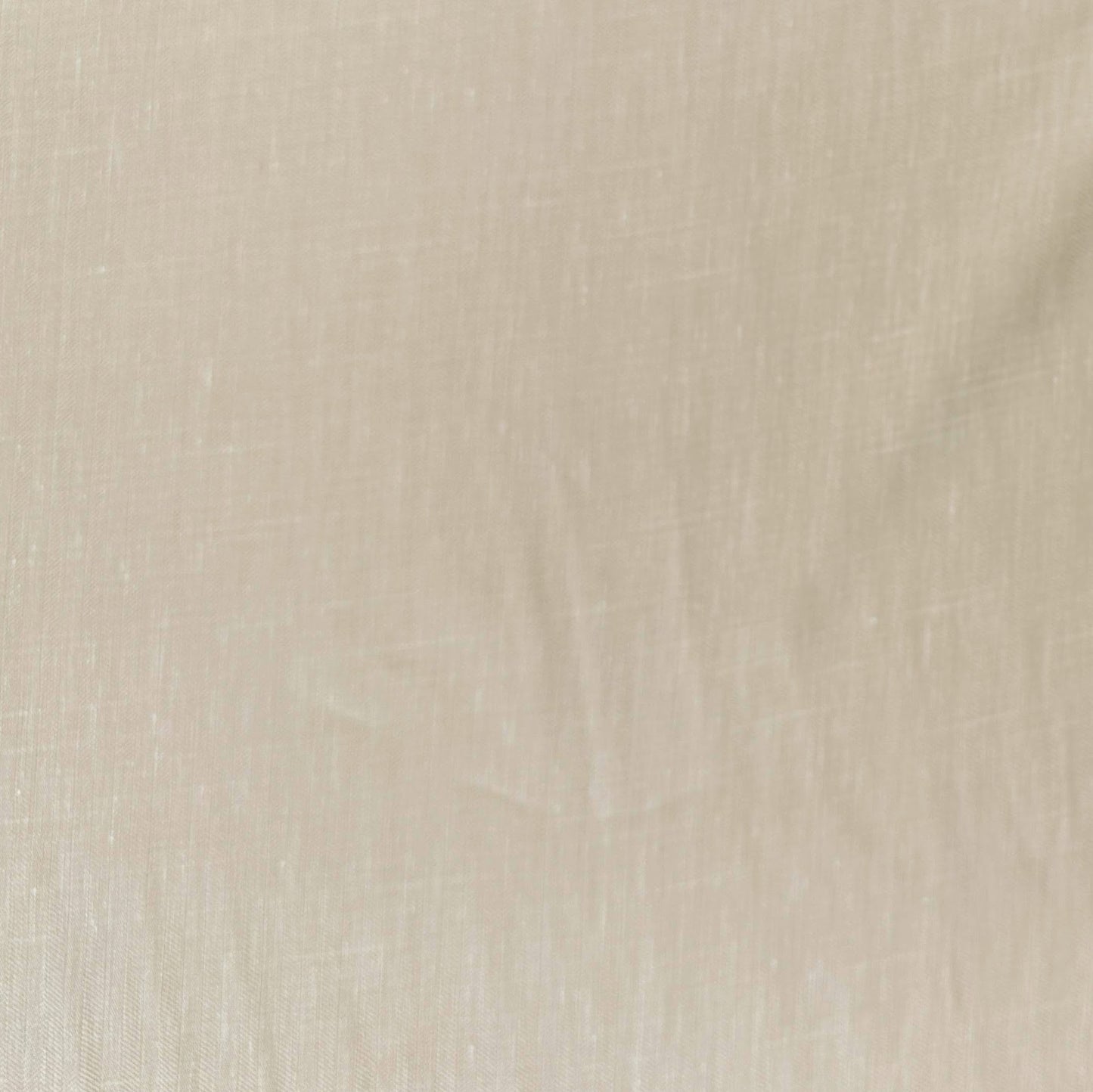43" Remnant - Yarn Dyed Cotton Herringbone Twill - Light Beige - Deadstock
