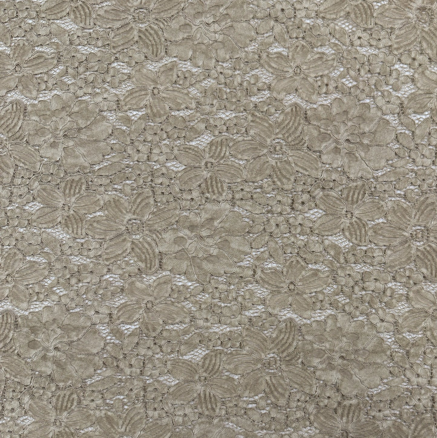 Vintage Dream Floral Lace - Nylon/Cotton/Rayon - Gold Taupe