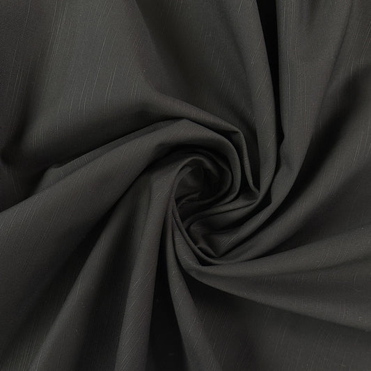 Black - Stonewashed Cotton Linen Blend