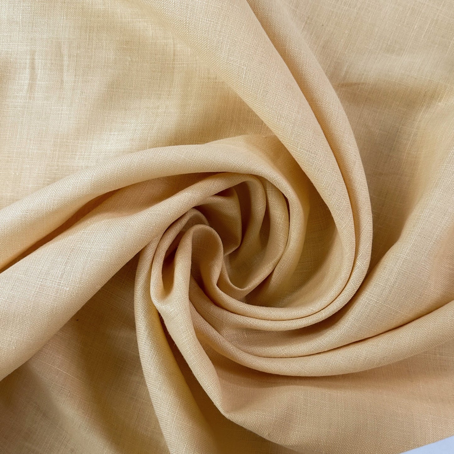 Butter Yellow - Linen Fabric - Film Studio Deadstock
