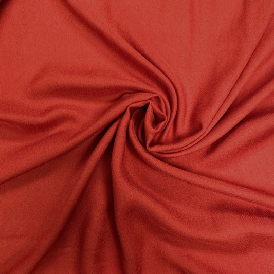 Burnt Orange - Rayon Fabric - Film Studio Deadstock