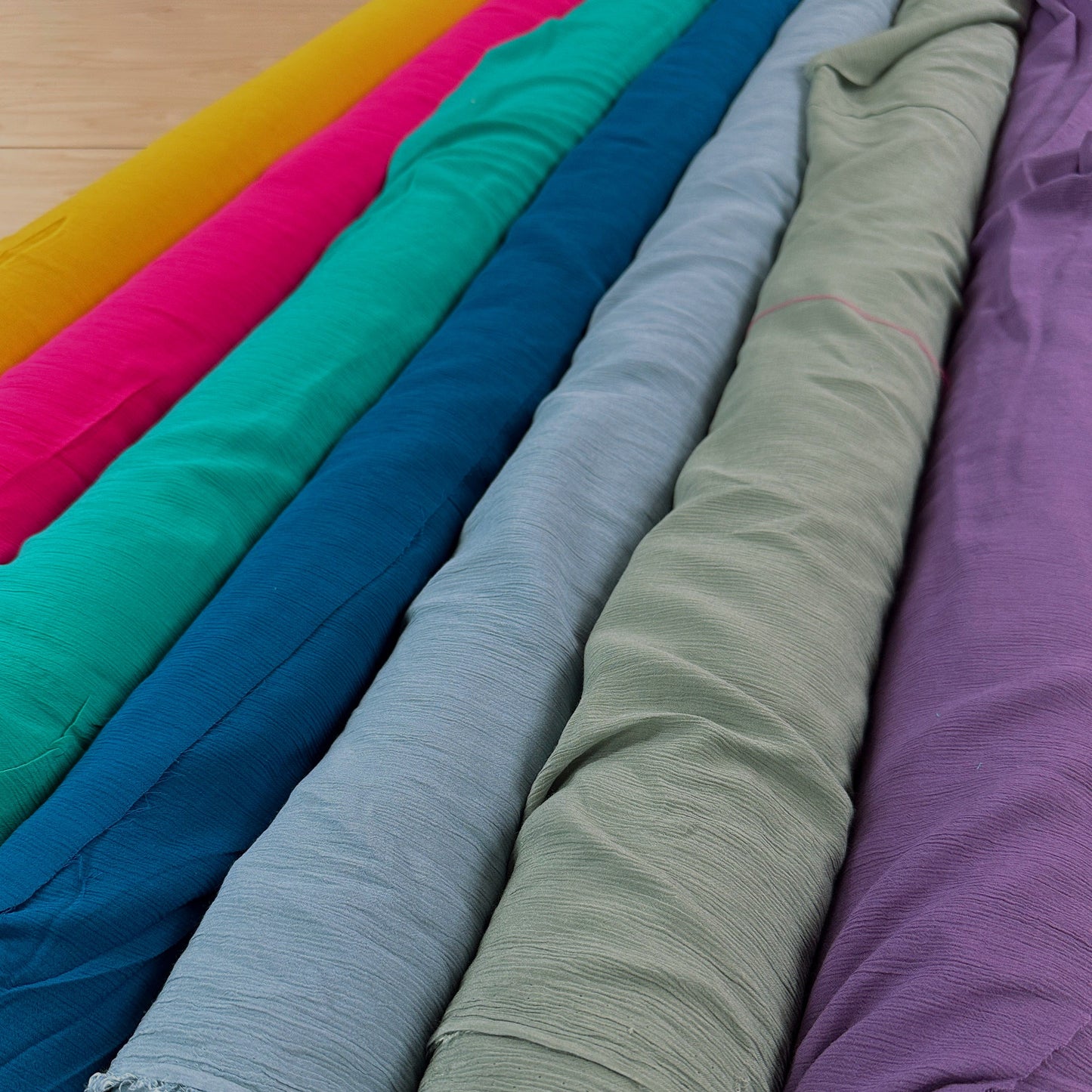 Sage - Crinkle Yoryu Viscose