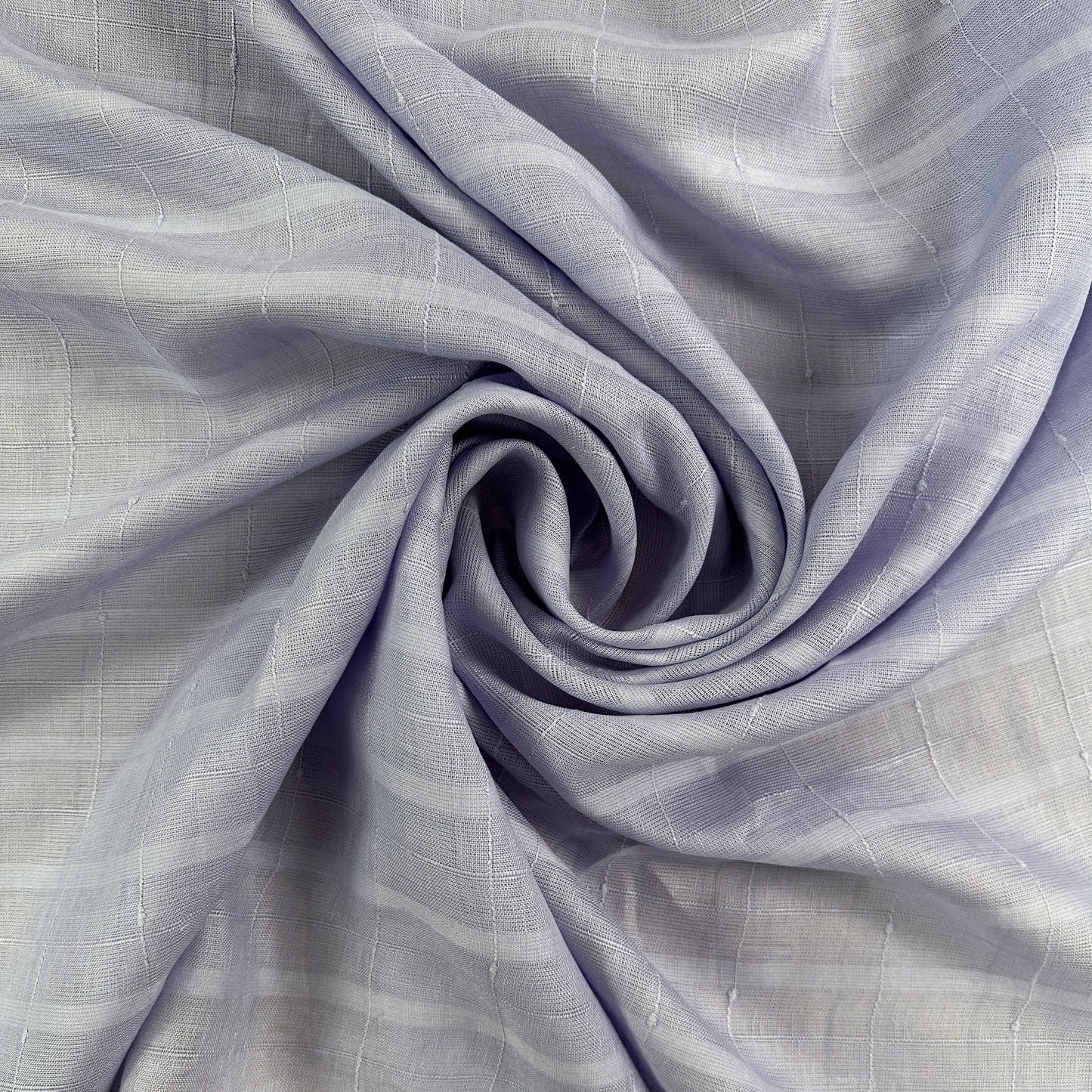 European Linen Plaid - Light Purple Check - 60"