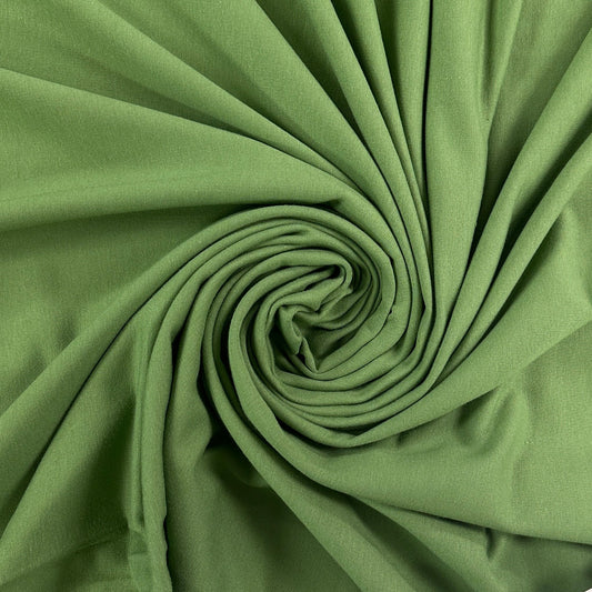 Bamboo/Cotton Stretch French Terry - Grass