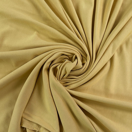 Bamboo/Cotton Stretch French Terry - Golden Yellow