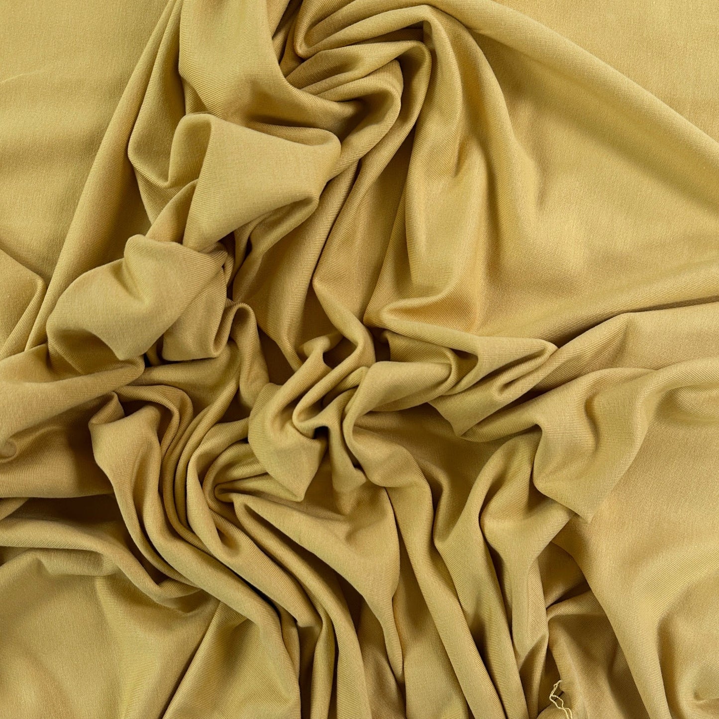 Bamboo/Cotton Stretch French Terry - Golden Yellow