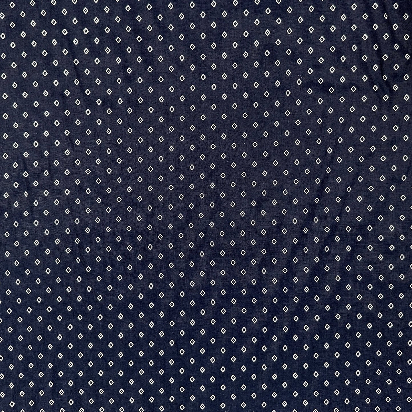25" Remnant - Navy - Cotton Shirting - Film Studio Deadstock
