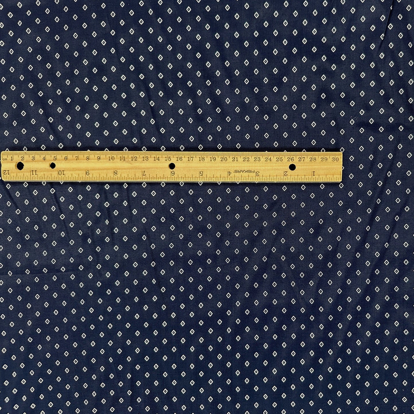 25" Remnant - Navy - Cotton Shirting - Film Studio Deadstock