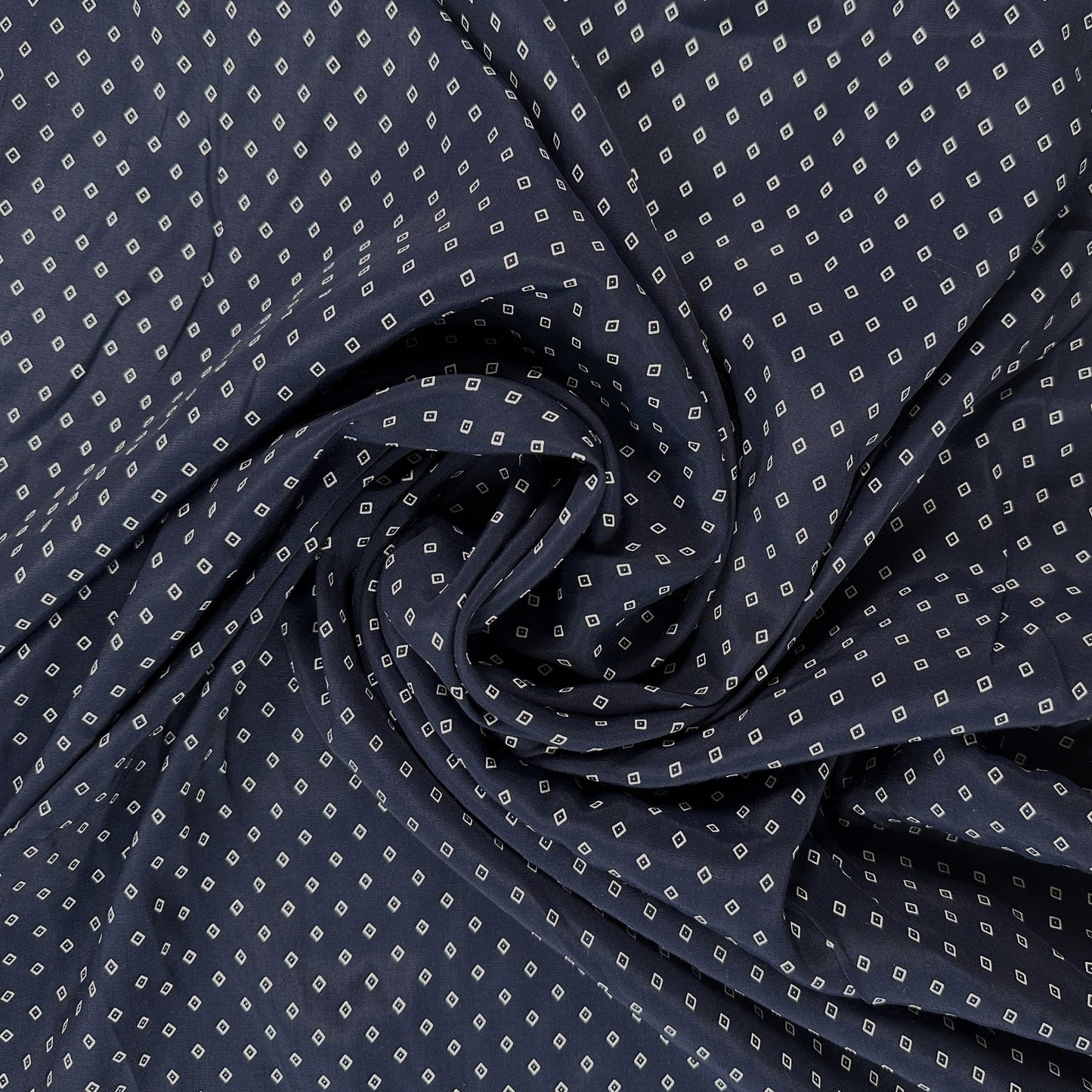 25" Remnant - Navy - Cotton Shirting - Film Studio Deadstock