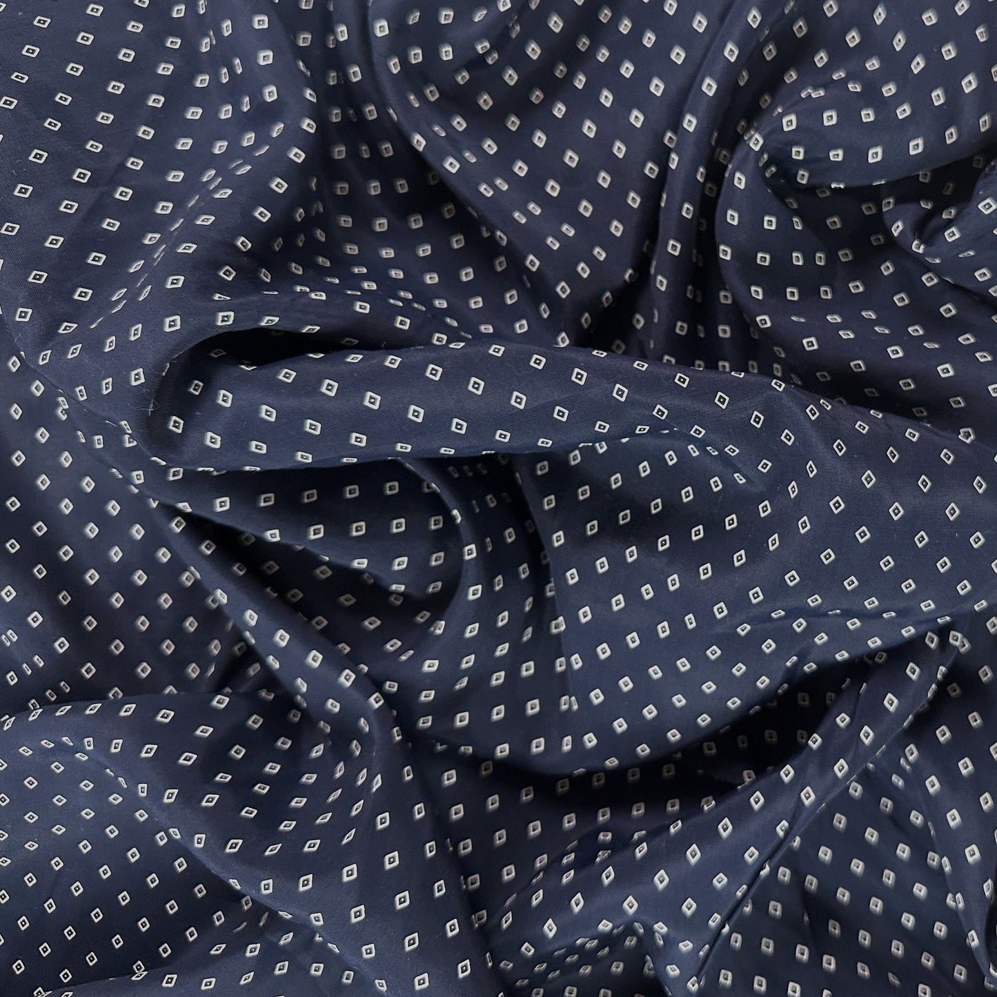 25" Remnant - Navy - Cotton Shirting - Film Studio Deadstock