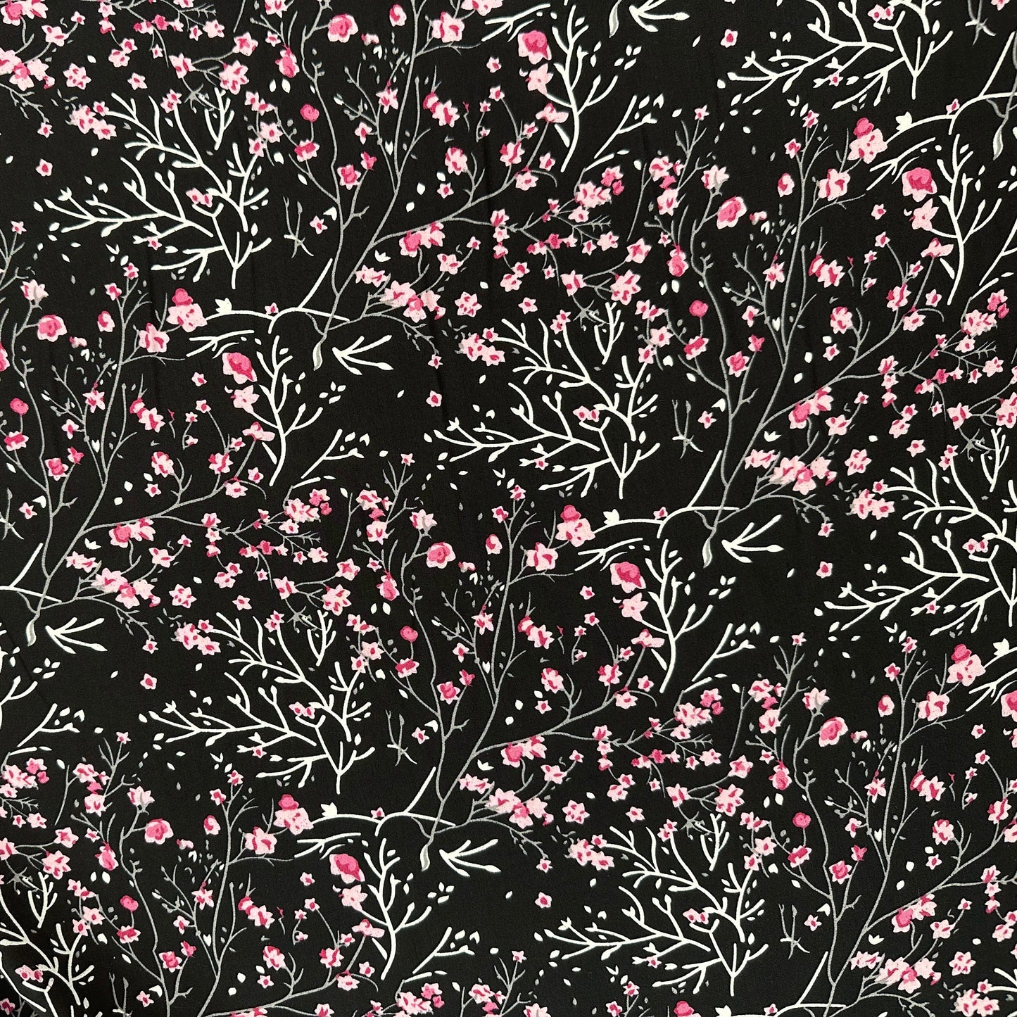Cherry Blossom - Rayon Poplin
